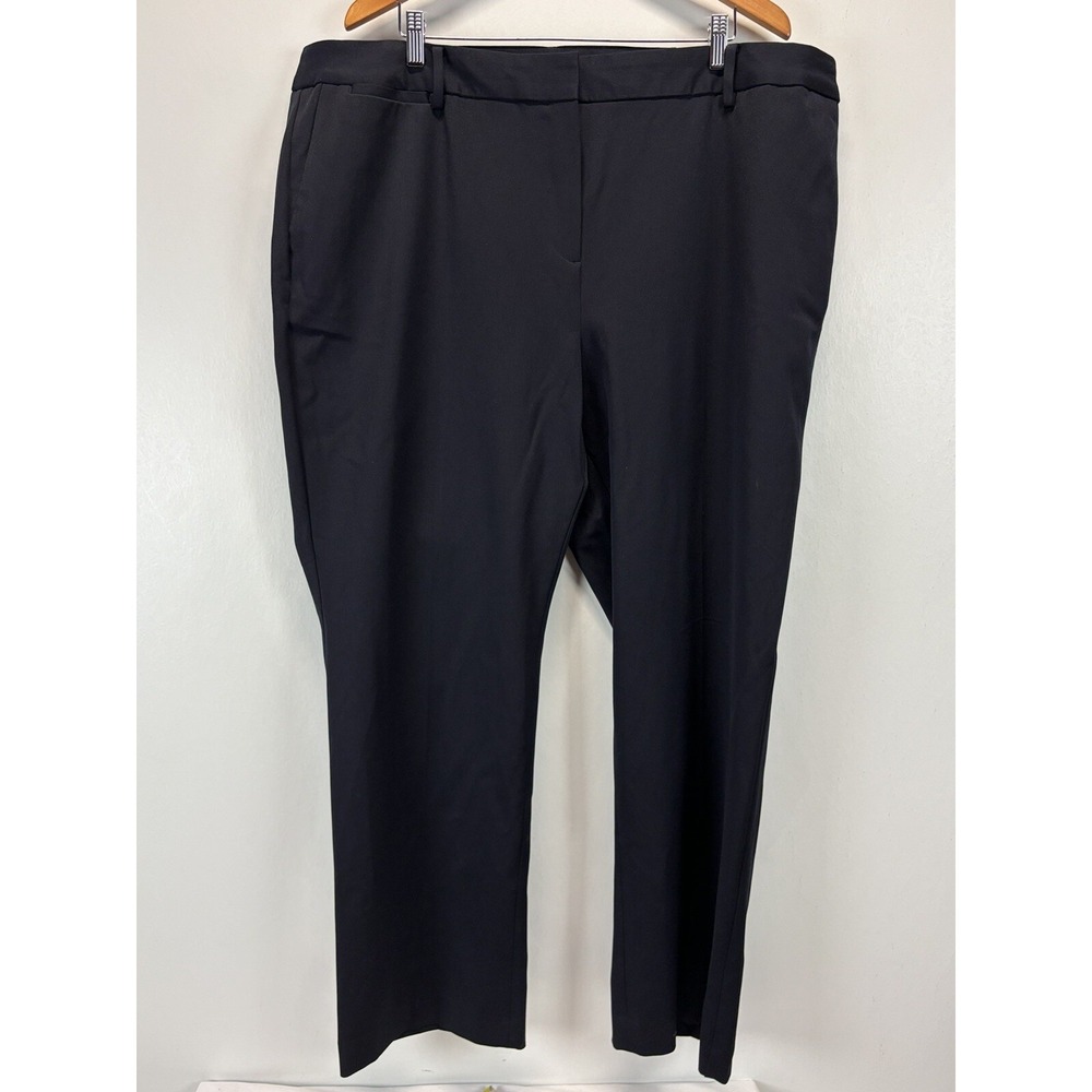 NEW! Talbots Barely Boot Pants Sz 24W Plus Navy Career Capsule